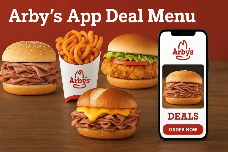 Arbys App Deal ​Menu