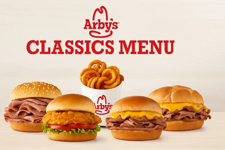Arbys Classics Menu