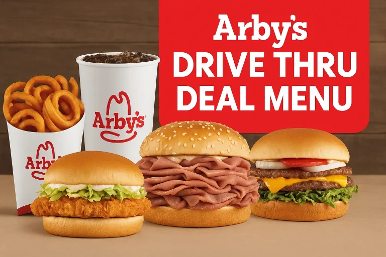 Arbys Drive Thru Deal ​Menu