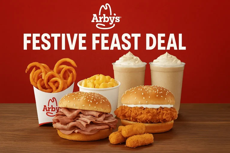 Arbys Festive Feast Deal Menu