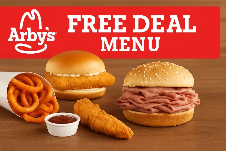 Arbys Free Deal ​Menu