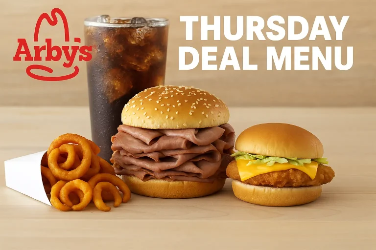 Arbys Thursday Deal Menu