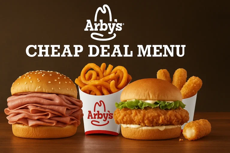 Arbys cheap Deal ​Menu